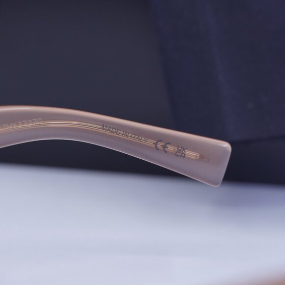 Saint Laurent SL689 006 Rectangle Sunglasses - Orange/Brown - Picture 8 of 9